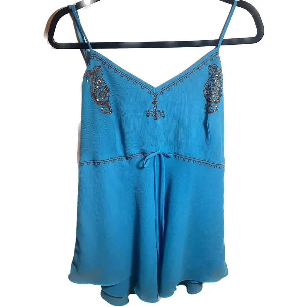 Mix it Woman Sequined Embroidered Top - Picture 1 of 3